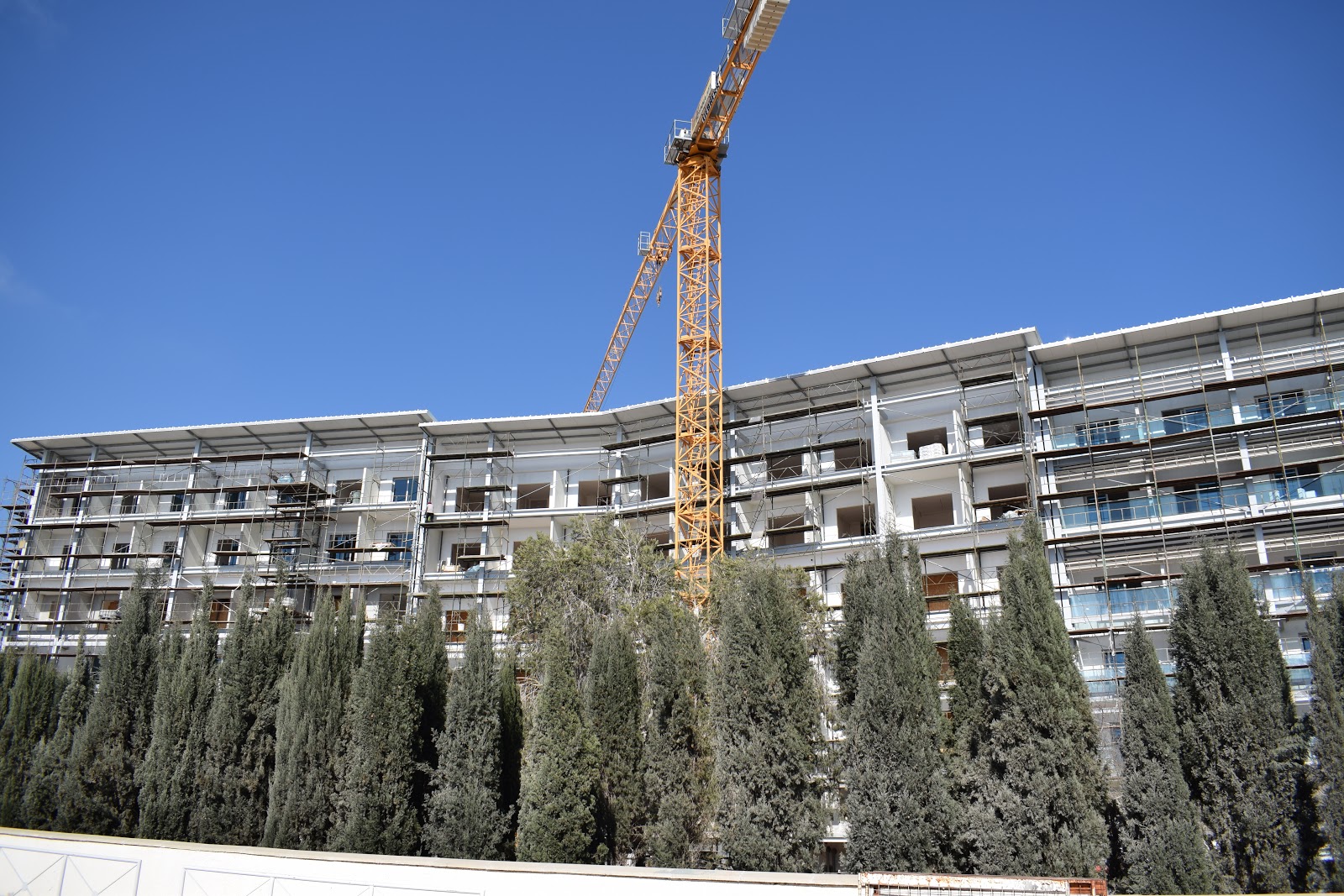 Image from the renovation process of the "Asterias" hotel in Ayia Napa last summer