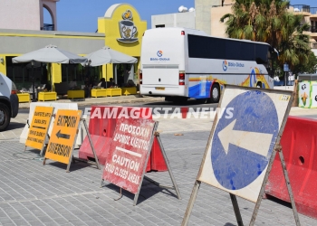 ©Famagusta.News, Εικόνα Αρχείου από τα κατασκευαστικά έργα στην περιοχή Περνέρα