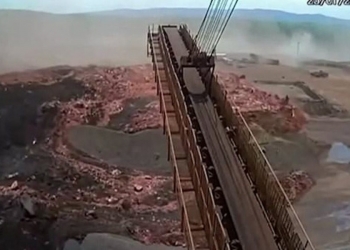 Camera recorded the mud wave responsible for the death of 115 people