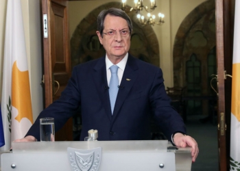 Προεδρικό Μέγαρο, Λευκωσία, Κύπρος
Ο Πρόεδρος της Δημοκρατίας κ. Νίκος Αναστασιάδης απευθύνει διάγγελμα στον κυπριακό λαό.
//
Presidential Palace, Lefkosia, Cyprus
The President of the Republic, Mr Nicos Anastasiades, addresses the Cyprus people.