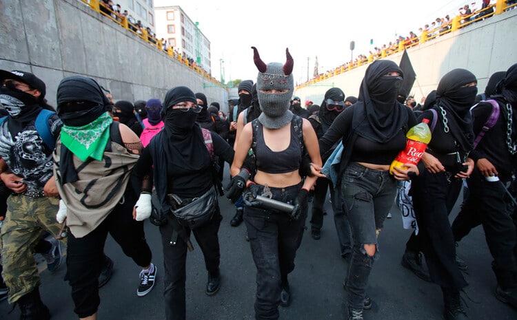Το Black Block στο Μεξικό