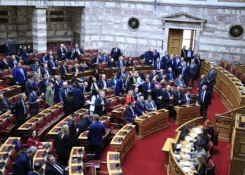 Συνεδρίαση της Ολομέλειας της Βουλής για την εκλογή νέου Προέδρου της Δημοκρατίας. Σάββατο 25 Ιανουαρίου 2025 (ΓΙΩΡΓΟΣ ΚΟΝΤΑΡΙΝΗΣ/EUROKINISSI)