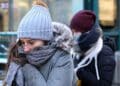 A woman bundles up against the cold temperature as she walks in Manhattan in New York City, New York, U.S., January 5, 2018. REUTERS/Amr Alfiky