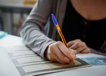 The National Examinations for admission to University institutions begin today in General High Schools across the country, Friday, May 31, 2024 (SOTIRIS DIMITROPOULOS/ EUROKINISSI)